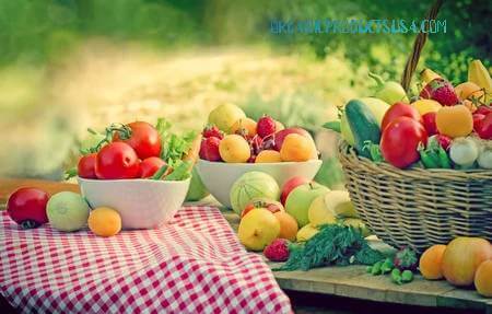 organic fruit and vegetable